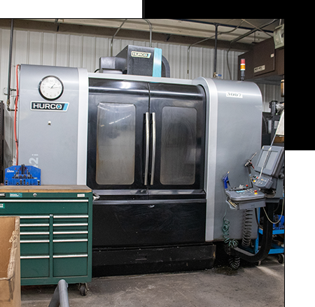 CNC Machine at Hi Tech Wire and Manufacturing in St. Henry, Ohio